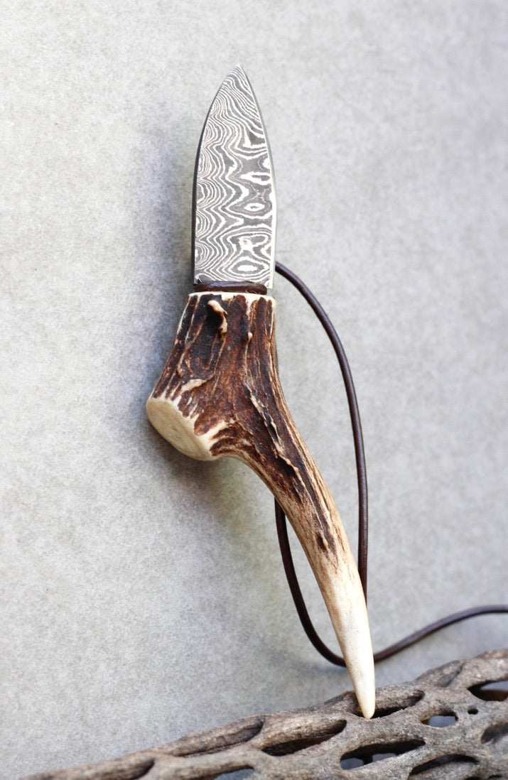 Medium Antler Knife Necklace