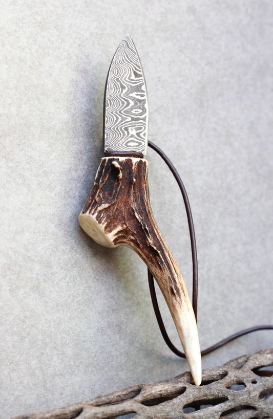 Medium Antler Knife Necklace