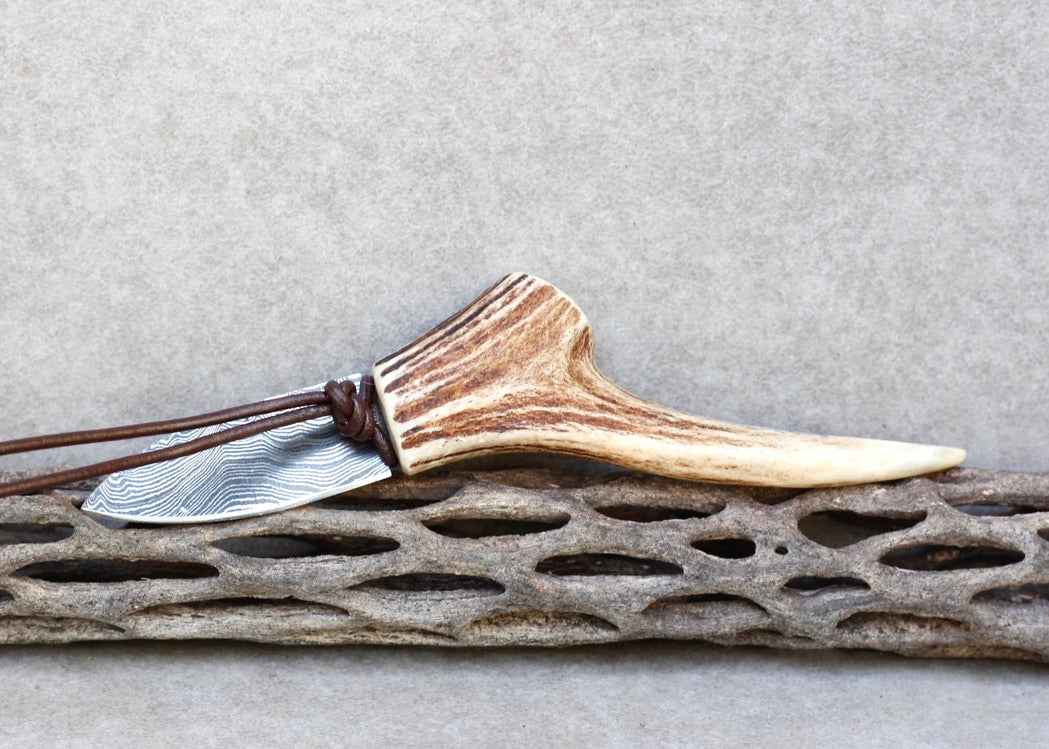 Medium Antler Knife Necklace