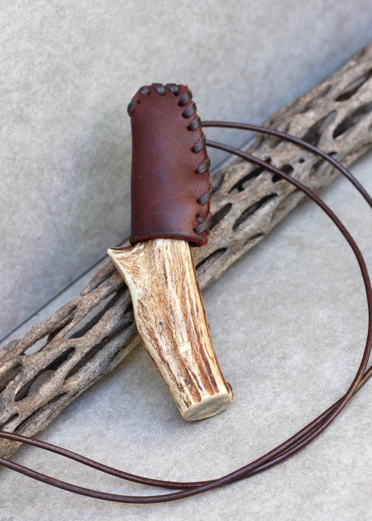 Medium Antler Knife Necklace