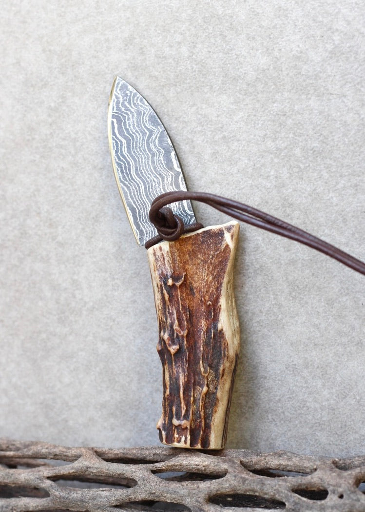 Medium Antler Knife Necklace