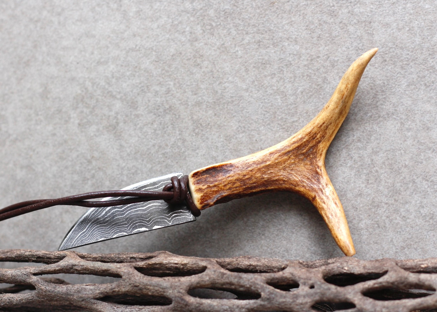 Mini Antler Knife Necklace