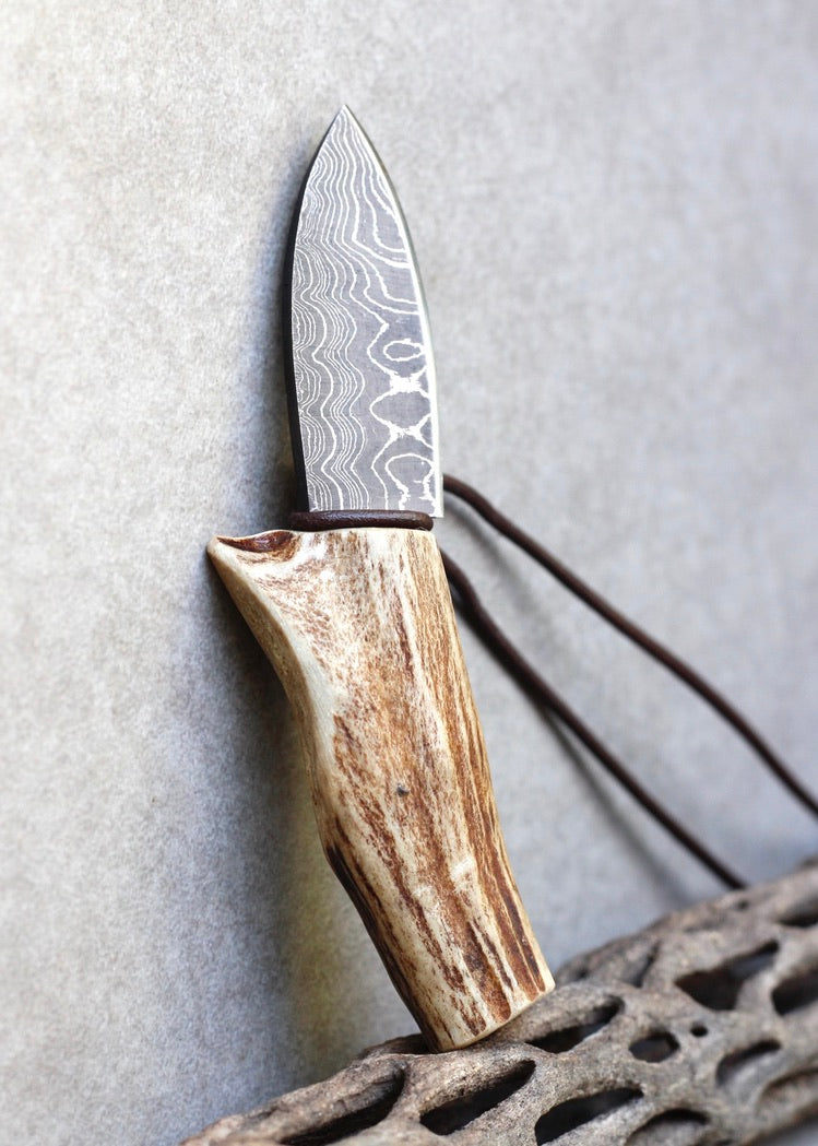 Medium Antler Knife Necklace