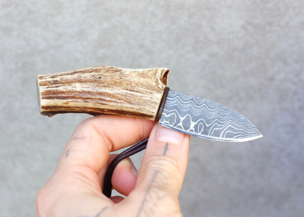 Medium Antler Knife Necklace